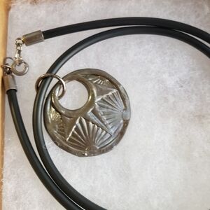 Hammered Fine Silver Necklace .999